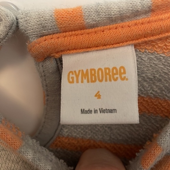 𝅺gymboree Glitter Sequin Pumpkin Dress Girls Size 4 - Picture 4 of 7